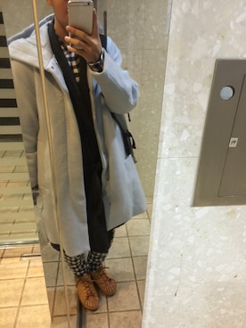 「UNUSED（アンユーズド）のアイテム（モッズコート）」を使った、まささん（メンズ・173cm）の秋コーディネート