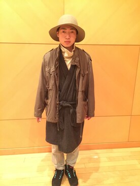 「M65」｜まささん（メンズ・173cm）の冬コーディネート