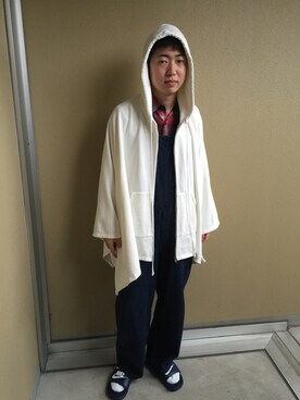 「UNUSED（アンユーズド）のアイテム（オールインワン・サロペット）」を使った、まささん（メンズ・173cm）の春コーディネート