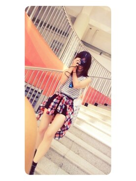 「TRIP」｜「アイテム（その他シューズ）」を使った、YTさん（レディース・155cm）の夏コーディネート