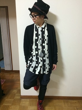 「wc JAPAN（ダブルシージャパン）のアイテム」を使った、shingo0504さん（メンズ・164cm）の冬コーディネート