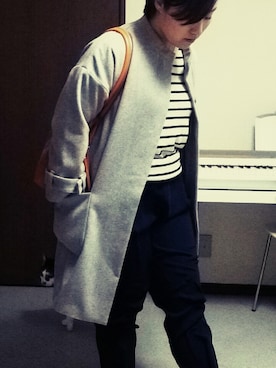 「Hecrou（エクルー）のアイテム」を使った、ひなたさん（レディース・154cm）の冬コーディネート