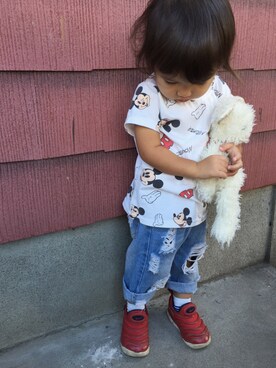 あちゅん Petit Mainのtシャツ カットソーを使ったコーディネート Wear