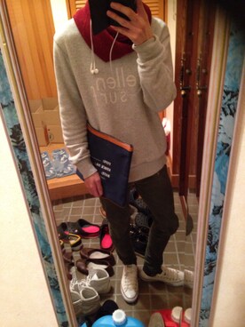 花太郎さん（メンズ・178cm）の冬コーディネート