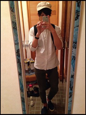 花太郎さん(メンズ・178cm)の冬コーディネート