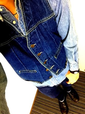「Levi's（リーバイス）のアイテム（その他）」を使った、Kei Makuさん（メンズ・176cm）の春コーディネート