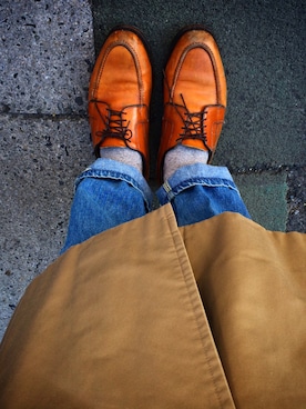 中嶋大介さんの（Allen Edmonds | アレンエドモンズ）を使ったコーディネート