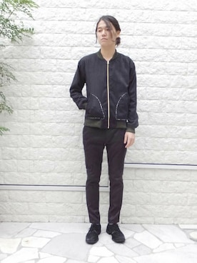 「アイテム（その他トップス）」を使った、beruf原宿staffさん（メンズ・175cm）の冬コーディネート