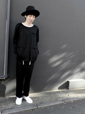 「Bernabeu（ベルナベウ）のアイテム」を使った、beruf原宿staffさん（メンズ・177cm）の冬コーディネート