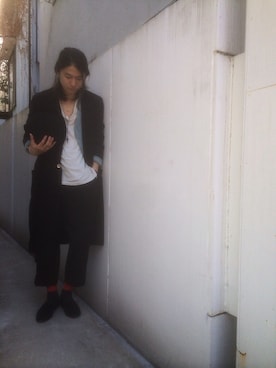 「roundabout（ラウンダバウト）のアイテム」を使った、beruf原宿staffさん（メンズ・175cm）の冬コーディネート