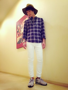 「HAMILTON（ハミルトン）のアイテム」を使った、takaさん（メンズ・170cm）の秋コーディネート