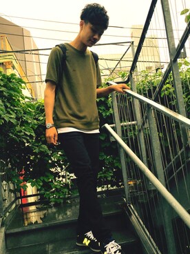 にしおかさんのコーディネート