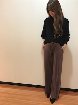 「UNRELISH（アンレリッシュ）のオペラカットパンプス（パンプス）」を使った、yurikoさん（レディース・153cm）の秋コーディネート