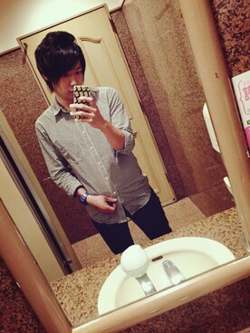 「G-SHOCK」｜こーさん（メンズ・175cm）の夏コーディネート