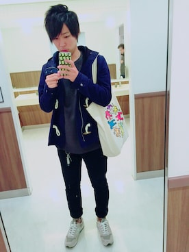 「RAGEBLUE（レイジブルー）のアイテム（ダッフルコート）」を使った、こーさん（メンズ・175cm）の冬コーディネート