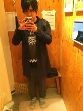 こーさん（メンズ・175cm）の冬コーディネート