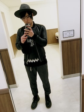 こーさん（メンズ・175cm）の冬コーディネート