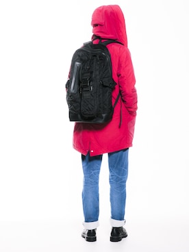 「VIRGOwearworks（ヴァルゴウェアワークス）のアイテム（モッズコート）」を使った、VIZ STORE-TOKYOさん（メンズ・180cm）の秋コーディネート