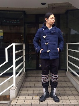 VIZ STORE-TOKYOさん（メンズ・174cm）の冬コーディネート