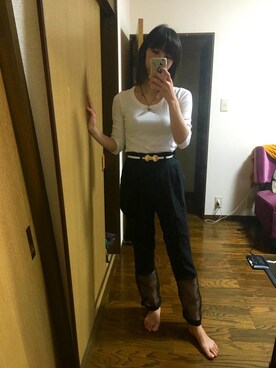 武蔵野さん（レディース・160cm）の夏コーディネート