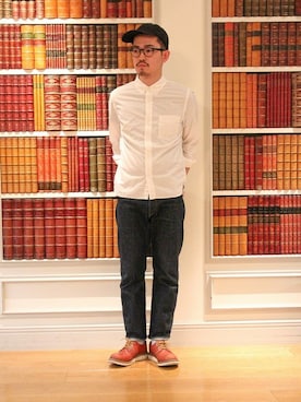 「レッドウィング」｜エノ＿エノモトさん（メンズ・175cm）の春コーディネート