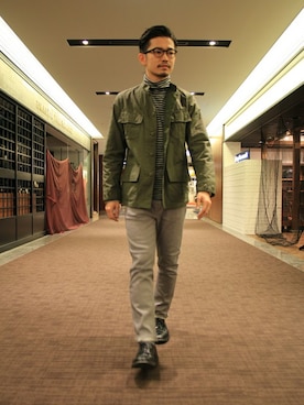 「LEE」｜エノ＿エノモトさん（メンズ・175cm）の春コーディネート