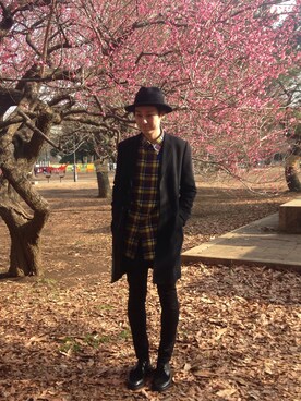 「ハットコーデ」｜HIROAKI NAKAGAWA さん（メンズ・178cm）の春コーディネート