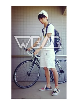 「アイテム（ピアス（両耳用））」を使った、しょたさん（メンズ・173cm・20代）の秋コーディネート