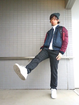 「WEAR友」｜しょたさん（メンズ・173cm）の冬コーディネート