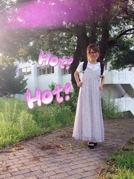 「アイテム（ピアス（両耳用））」を使った、ややさん(mer会)さん（レディース・151cm・10代）の夏コーディネート