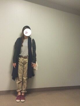 「シャツイン」｜「アイテム（その他アウター）」を使った、zzzさん（レディース・157cm）の秋コーディネート