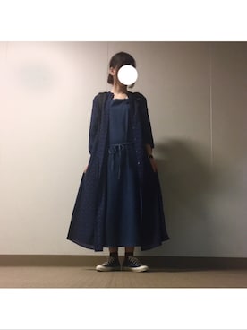 「used mix」｜「アイテム（オールインワン・サロペット）」を使った、zzzさん（レディース・157cm）の冬コーディネート
