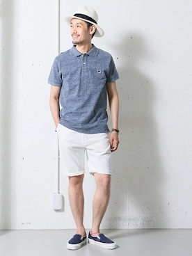 「ブルー x ホワイト」｜Taniさん（メンズ・172cm）の春コーディネート