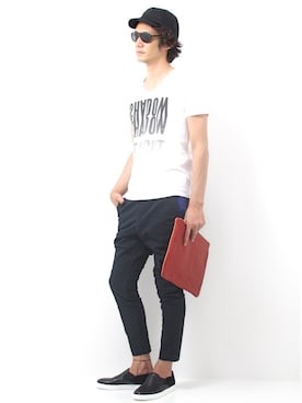 「PADRONE（パドローネ）のアイテム（スニーカー）」を使った、CHARGERさん（メンズ・178cm）の夏コーディネート