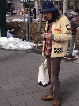 「Danner（ダナー）のアイテム（シューズ）」を使った、HamburgCafeさん（メンズ・179cm）の冬コーディネート