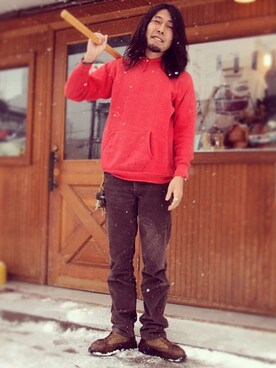 「Danner（ダナー）のアイテム（シューズ）」を使った、HamburgCafeさん（メンズ・179cm）の春コーディネート