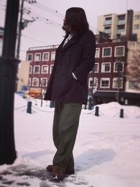 「Danner（ダナー）のアイテム（シューズ）」を使った、HamburgCafeさん（メンズ・179cm）の春コーディネート