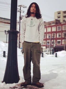 「Danner（ダナー）のアイテム（シューズ）」を使った、HamburgCafeさん（メンズ・179cm）の春コーディネート