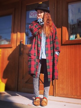 「Minnetonka（ミネトンカ）のアイテム（その他）」を使った、HamburgCafeさん（レディース・159cm）の春コーディネート