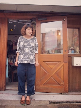 「Minnetonka（ミネトンカ）のアイテム（その他）」を使った、HamburgCafeさん（レディース・159cm）の夏コーディネート