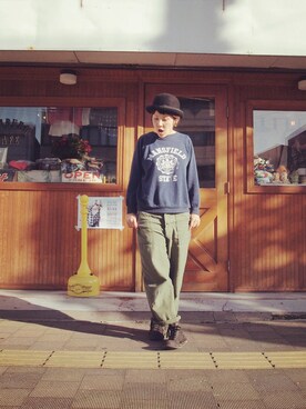 HamburgCafeさん(レディース・159cm)の秋コーディネート