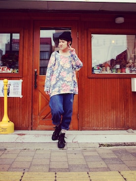 HamburgCafeさん(レディース・159cm)の秋コーディネート