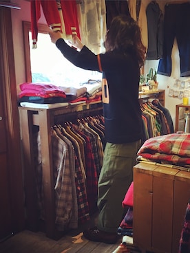 「アイテム（その他トップス）」を使った、HamburgCafeさん（メンズ・179cm）の冬コーディネート