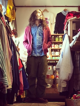 「ラルフローレン」｜HamburgCafeさん（メンズ・179cm）の春コーディネート