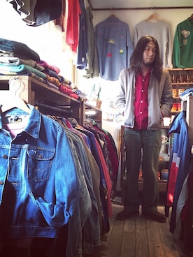 「アイテム（ブーツ）」を使った、HamburgCafeさん（メンズ・179cm）の春コーディネート