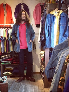 「レッドウィング」｜HamburgCafeさん（メンズ・179cm）の春コーディネート