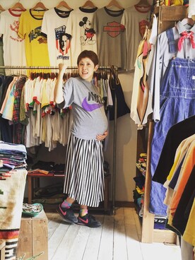 「rasox（ラソックス）のアイテム（レッグウェア）」を使った、HamburgCafeさん（レディース・159cm）の夏コーディネート