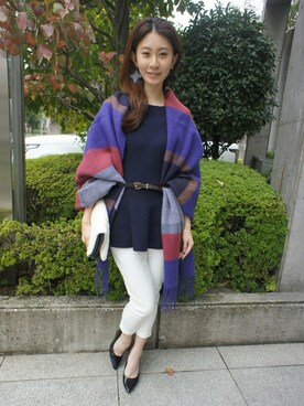 DRWCYS・PR 生駒典子さん(レディース・159cm)の秋コーディネート