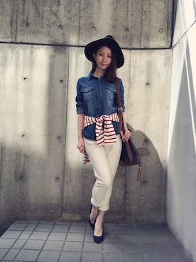 DRWCYS・PR 生駒典子さん(レディース・159cm)の春コーディネート