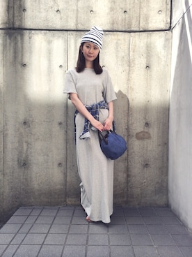 DRWCYS・PR 生駒典子さん（レディース・159cm）の春コーディネート